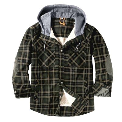 China Wholesale factory customization plaid jacket plus size Giacca Uomo men's winter jacket for sale