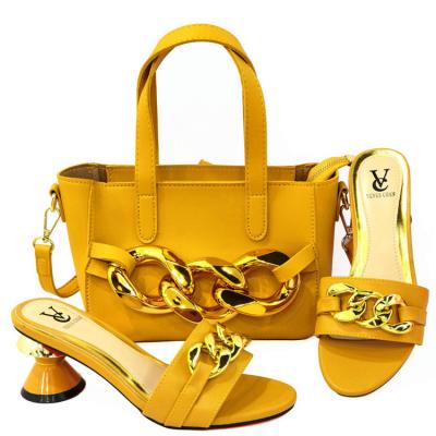 China Lady's Bag Wholesale Shoe And Set Purse Tote Bag Set Bag Clutch Shoes Brands Call Women Shoes And Bags for sale