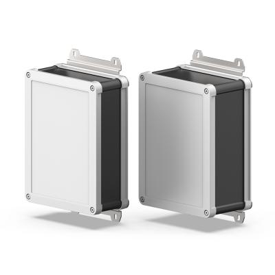 China Waterproof Enclosure Mini Cases Box Aluminum GoldAluminum+Plastic GOF Cutom Extrued Optional Aluminum Radiator Enclosure for sale