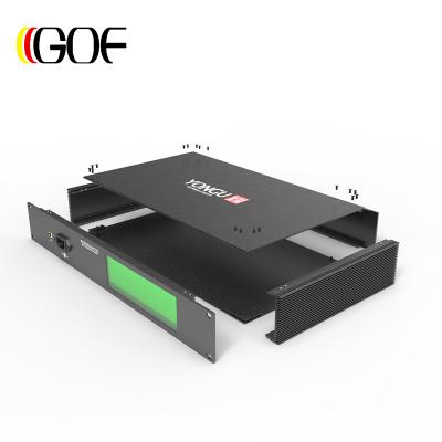 China GOF C03A Electronics Hardware Server Rack Mount Case Power Supply Chassis 19 Inch Rack Mount Chassis For Standalone Media Converter for sale