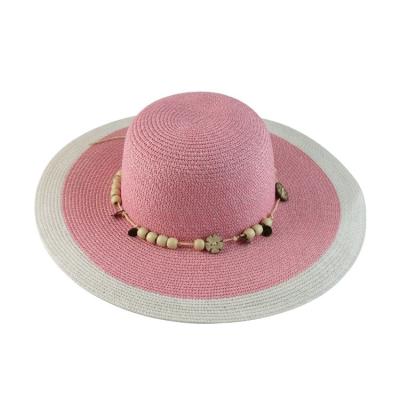 China Character bangkok straw lady sun summer beachstraw floppy female promotional cheap hat for sale