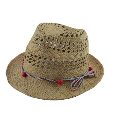 China Character Fashion Straw Felted Hat Cheap Promotional Hat for sale