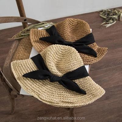 China Wholesale Bucket Customized High Quality Character Straw Hat for sale