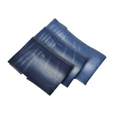 China Shrink-Resistant Cheap Denim Fabric Cotton Polyester Spandex Knitted Stretch Denim Fabric for sale