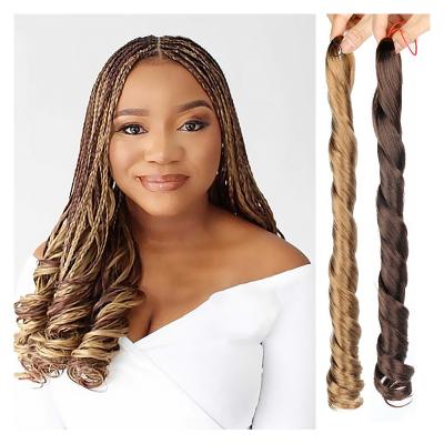 China Pre Stretched Curly Hair Cheap Price Afro Braiding Hair For Synthetic Afro Braids Yaki Pony Yaku Wave Braiding Hair Extension for sale