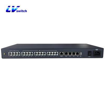 China Lvswitch 460x300x100mm Asterisk LP PBX Telephone Network for sale