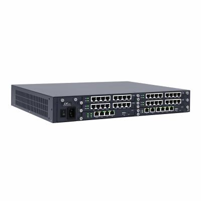 China VoIP 64 / 128 FXS Gateway RJ11 Ports Voice Gateway IAD100- 64s for sale