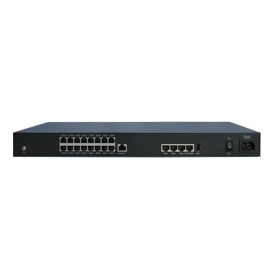 China 3* LAN, 100/1000Mbps, number 16 RJ11 interface and port port IAD100- 16s of SIP 16 fxs for sale