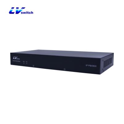 China Small Size Cheap Business Gateway IPPBX 800 8 FXO 8FXO With Call Center Function For Small To Medium Business for sale