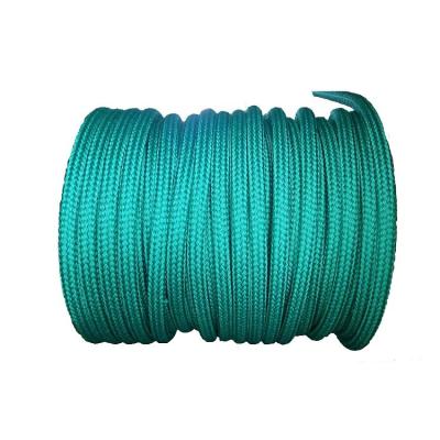 Chine 72mm x 220 mètres de double de tresse de polypropylène vert de corde amortissant à vendre