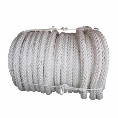 China 12 Strand White Mooring Line Rope 72mm 9