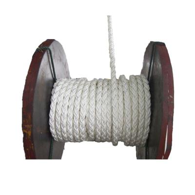 Chine Poly corde de brin creux mou du noyau 3, corde stabilisée UV de Polysteel à vendre