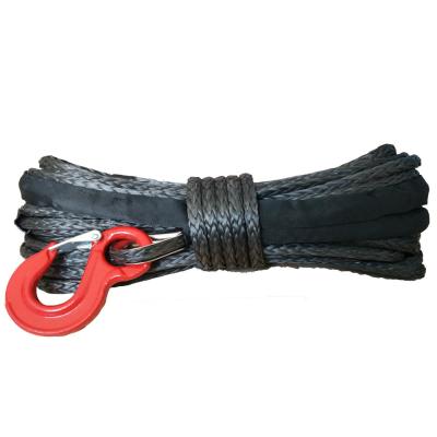 China 30m Synthetic Winch Rope UHMWPE Fiber Polyurethane Coating For ATV Winch for sale