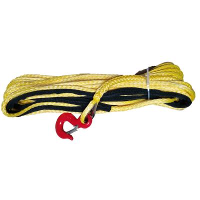 China Wiederaufnahme-Kabel, das synthetisches Handkurbel-Seil mit Haken 3/8