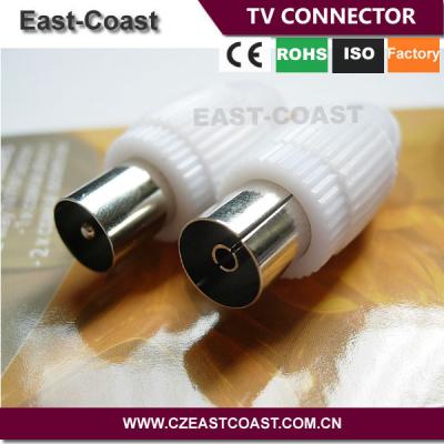 China RF 9.5mm male and female TV aerial connection for sale