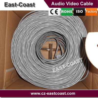 China Premium Solid UTP Cable 23awg LAN Networking Cable 90M Fluke Testing EN50173 PL Class E ECA-1.B002 for sale