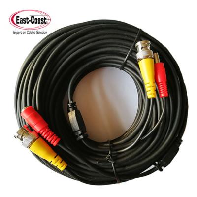 China TV/VCR/Set TOP Box BNC Video and DC Extension Power Supply Cable for DVR CCTV Camera Monitor for sale