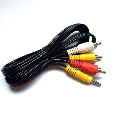 China Environmental Friendly Professional Stereo 3.5mm Plug to Sexy Audio Video 3rca Cable for sale