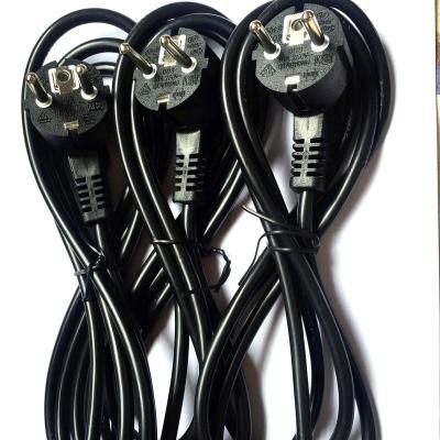 China Home appliance European standard AC power plug/cable for sale