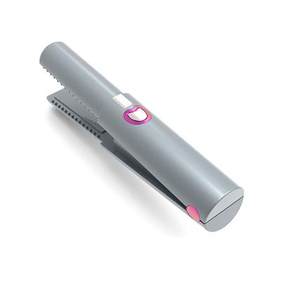 China Car Portable Cordless Mini Flat Iron USB Rechargeable Cordless Hair Straightener for sale