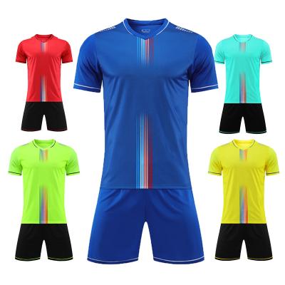 China Sets Wholesale Quick Dry Soccer Jerseys Uniform Retro Soccer Jersey Football Wear Breathable for sale