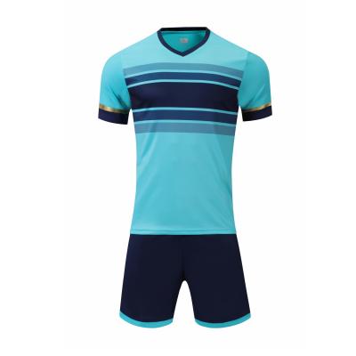 China Quick-drying wholesale soccer jersey loose breathable football uniform wear for sale