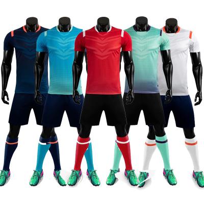 China Wholesale Quick Dry Uniform Soccer Jersey Sets Football Soccer Jersey Breathable Wear for sale