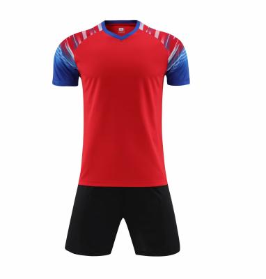 China Sets Wholesale Cheap Quick Dry Loose Breathable Soccer Jersey Football Uniform Wear for sale