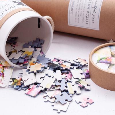 China 500 Game from Toy Manufacturer Personalized Custom Puzzle Cartoon 1000 Piece Paper Box Brain Teaser for Adult Children for sale