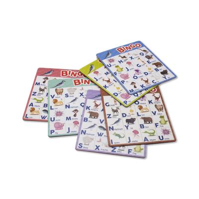 China Wholesale Cheap Price Customized Custom Bingo Game Bingo Card Paper Card Age 4+ Card With Box For Kids for sale