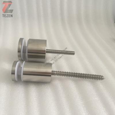 China Glass Concrete Construction Stainless Steel Anchor Standoffs With Washer Nut And Screw for sale