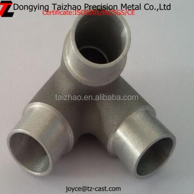 China Connect Pipes Factory Price Aluminum Pipe Fittings Reducing Tee for sale