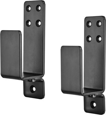 China Waterproof 2x4 Gate Barricade Brackets Drop Open Bar Holder Marine Grade Carbon Steel U Bracket For 2 By 4 Lumber As Security Gate for sale