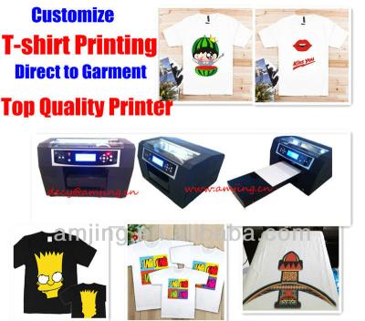 China Label Printer Tee Shirt Printing Machine, Tee Shirt Printer, Direct To Garment Printer for sale