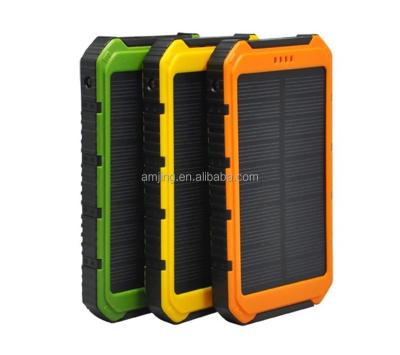 China Waterproof Moblie Phone Solar Power Bank Charger for sale