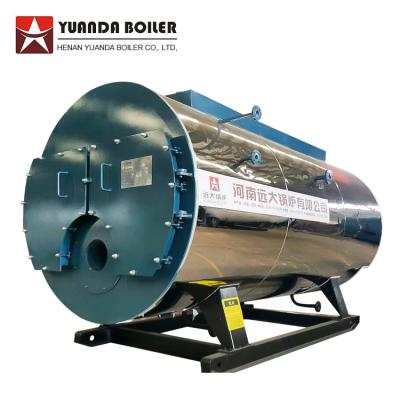 China 4000kg/hr WNS Horizontal Fire Tube Horizontal Heavy Oil Fired Steam Boiler zu verkaufen