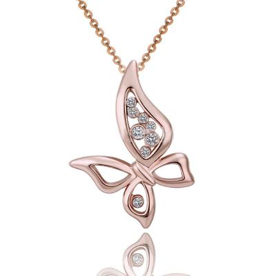 China Environmental Friendly Fashionable Butterfly Necklace Women Pendant Jewelry (KNK5267) for sale