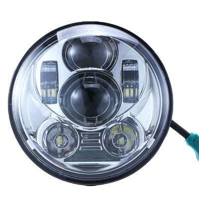 China Offroad Led Headlight IP67 LOW Beam 45W h4 Inch HI Round 5.75