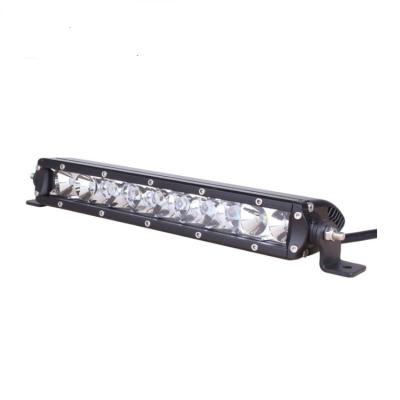 China Mini 7inch 30w Aluminum Housing Single Row Led Light Bars Truck ATV UTV Motorcycles Driving Offroad Work Lamp for sale