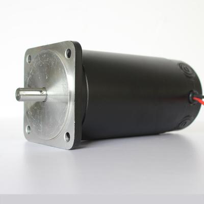 China 100ZYT Square Totally Enclosed Flange High Torque Brushed DC Electric Motor 500 W 24 V for sale