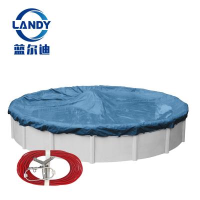 China Over Ground Swimming Pool Cover 14ft 50m Series Convertible , 14ft Round Pool Cover for sale