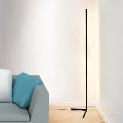 China Easy to Assemble and Cheapest Smart Corner Lamp RGB LED Corner Lamp Wholesale Detachable Corner Standing Floor Lamp DC 24V Modern Aluminum Touch Remote Control for sale