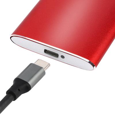 China Wholesale Portable SSD Usb Flash Drive USB 3.0 Hard Disk External SSD 500MB/S 256GB Read Solid State Drive SSD for sale