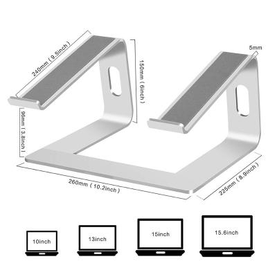 China Popular Modern Non-slip Universal Personal Computer Laptop Stand (Height) Adjustable Foldable Desk 11-17 ch for sale