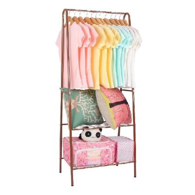 China Europe Metal Hanger Storage Rack Portable Durable Garment Rack For Home for sale