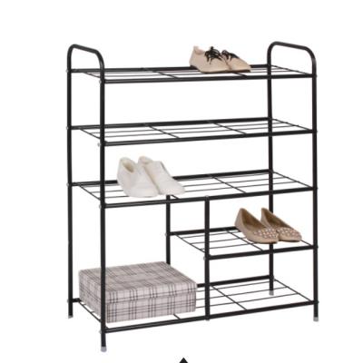 China Portable Durable Foldable Salon Shoe Shelf Storage for sale