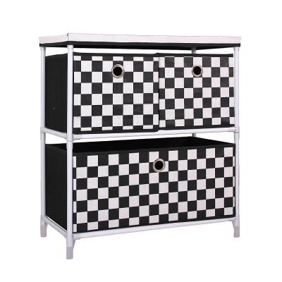 China Foldable And Color Bedroom Furniture Customized Size Storage Rack With Drawer for sale