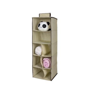 China Modern Solid Hanging Storage Bag For Foldable Wardrobe Closet Organizer for sale