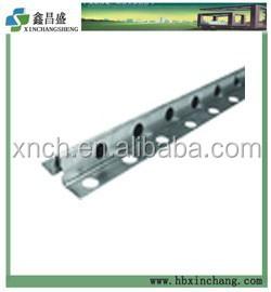 China Drywall Partition Section The Gypsum Metal Profile For Perforated Drywall Partition T Type Angle for sale