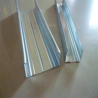 China Galvanized steel galvanized light steel keel / C channel galvanized , U profile for ceiling for sale